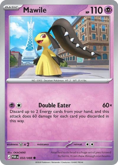 Mawile ME03: Perfect Order Pokemon card