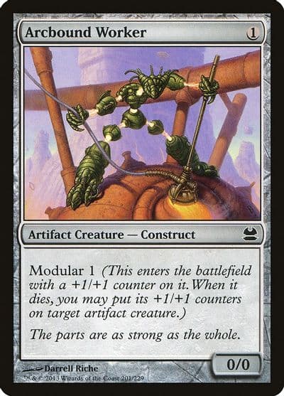Arcbound Worker Modern Masters Magic card