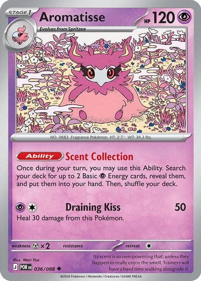 Aromatisse ME03: Perfect Order Pokemon card