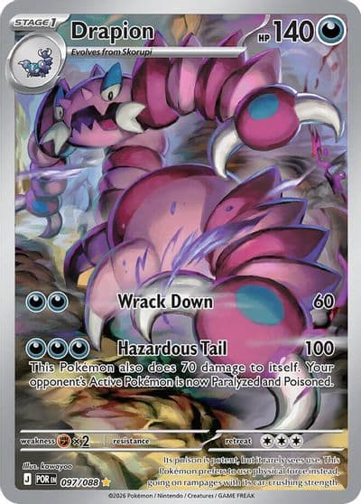 Drapion ME03: Perfect Order Pokemon card