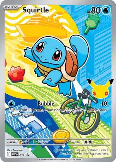 Squirtle - 039 ME: Mega Evolution Promo Pokemon card