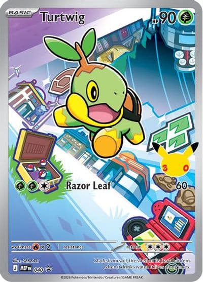 Turtwig - 040 ME: Mega Evolution Promo Pokemon card