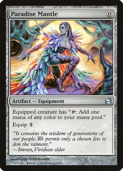 Paradise Mantle Modern Masters Magic card