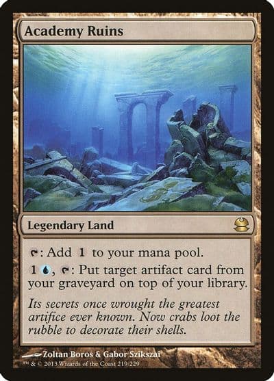 Academy Ruins Modern Masters Magic card