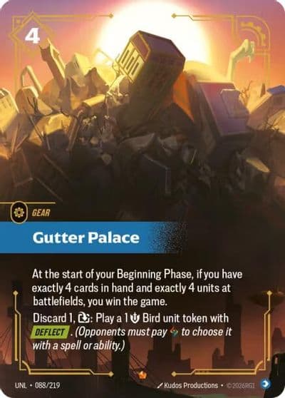 Gutter Palace Unleashed Riftbound card