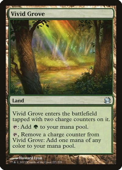 Vivid Grove Modern Masters Magic card
