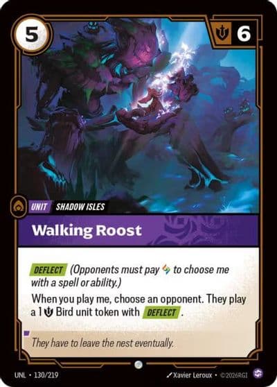 Walking Roost Unleashed Riftbound card