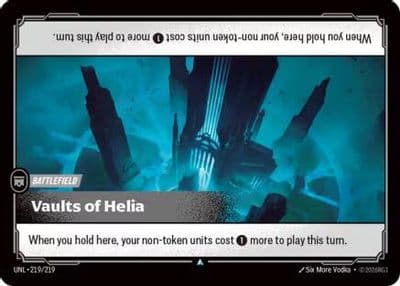 Vaults of Helia Unleashed Riftbound card