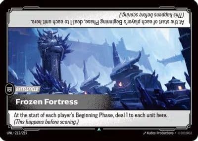 Frozen Fortress Unleashed Riftbound card
