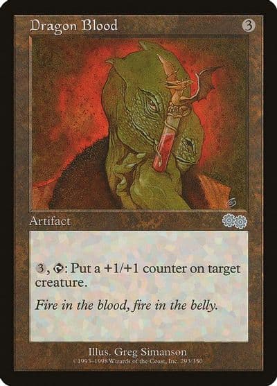 Dragon Blood Urza's Saga Magic card