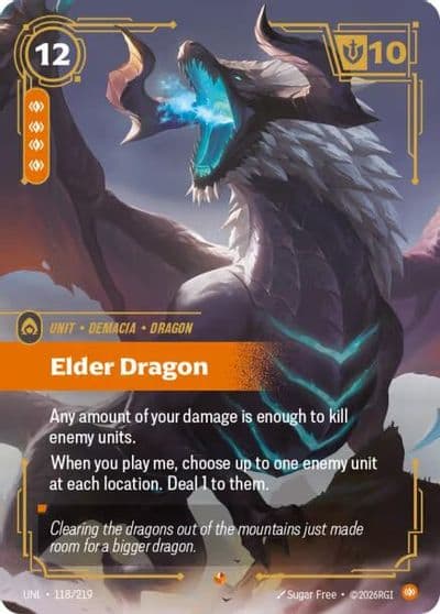 Elder Dragon Unleashed Riftbound card