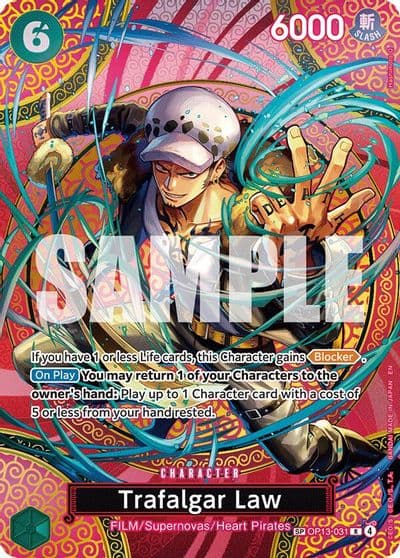 Trafalgar Law SP Adventure on Kami's Island One Piece card
