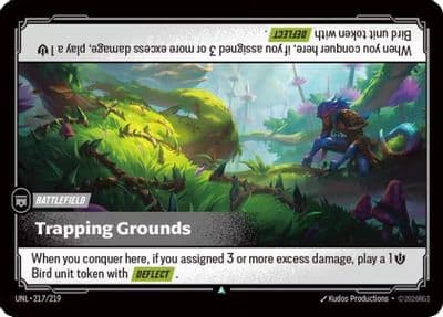 Trapping Grounds Unleashed Riftbound card