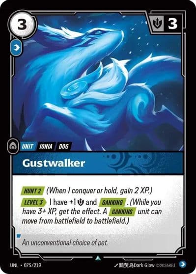 Gustwalker Unleashed Riftbound card
