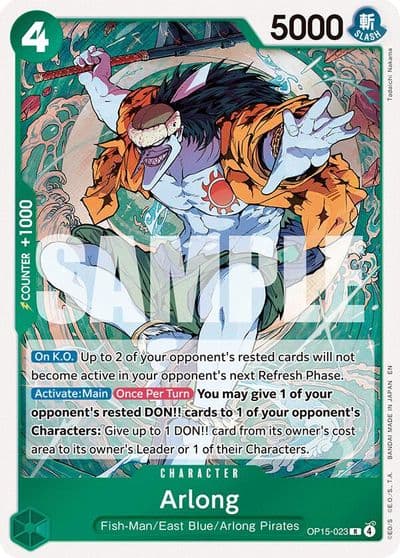 Arlong Adventure on Kami's Island One Piece card