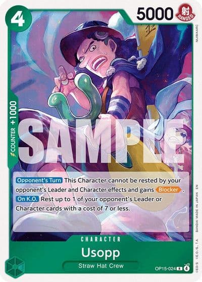 Usopp Adventure on Kami's Island One Piece card