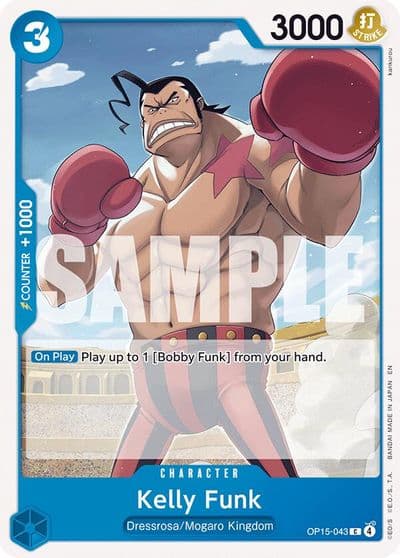 Kelly Funk Adventure on Kami's Island One Piece card