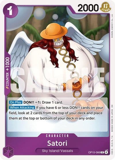 Satori Adventure on Kami's Island One Piece card