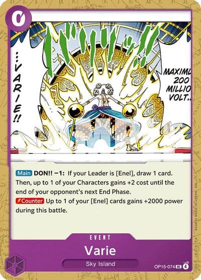 Varie Adventure on Kami's Island One Piece card