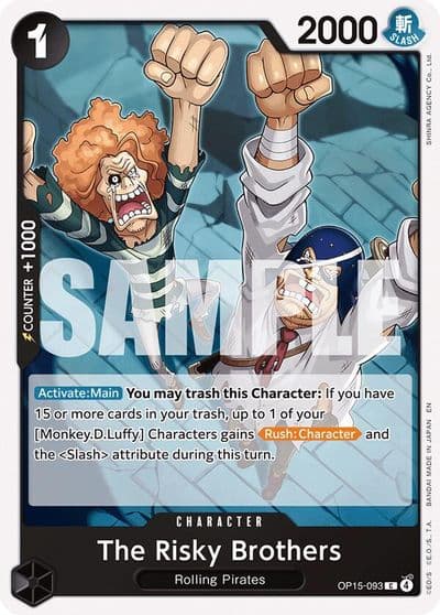 The Risky Brothers Adventure on Kami's Island One Piece card