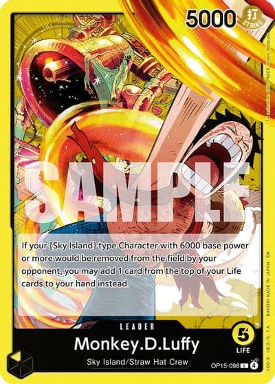 MonkeyDLuffy OP15 098 Adventure on Kami's Island One Piece card