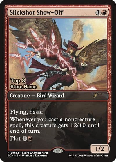 Slickshot Show Off Top 8 Game Day & Store Championship Promos Magic card