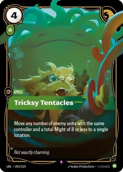 Tricksy Tentacles Unleashed Riftbound card