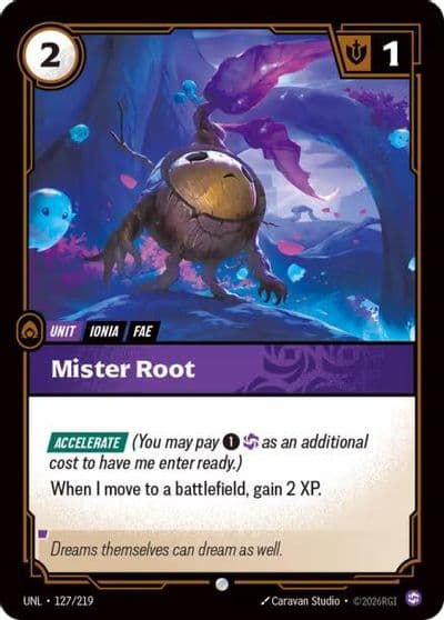 Mister Root Unleashed Riftbound card