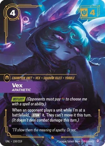 Vex Apathetic Unleashed Riftbound card