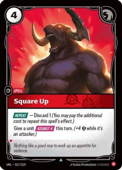 Square Up Unleashed Riftbound card