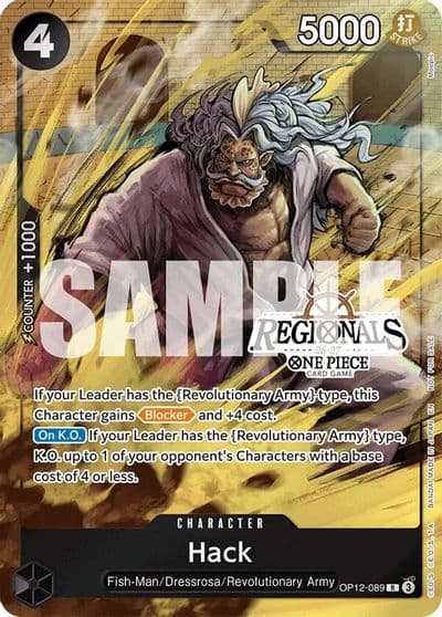 Hack Regional Participation Pack 2026 Vol1 One Piece Promotion Cards One Piece card