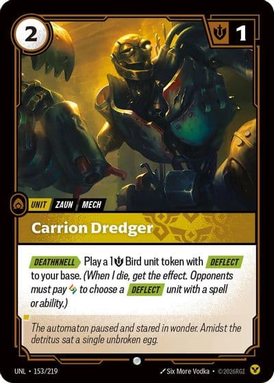 Carrion Dredger Unleashed Riftbound card