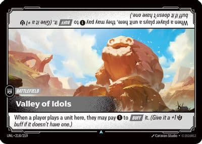 Valley of Idols Unleashed Riftbound card