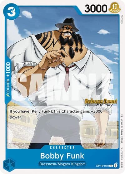 Bobby Funk Adventure on Kami's Island Release Event Cards One Piece card