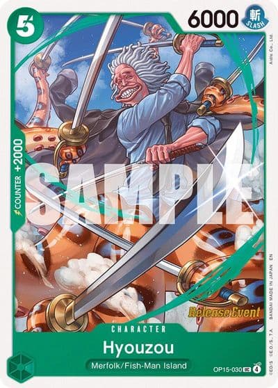 Hyouzou Adventure on Kami's Island Release Event Cards One Piece card