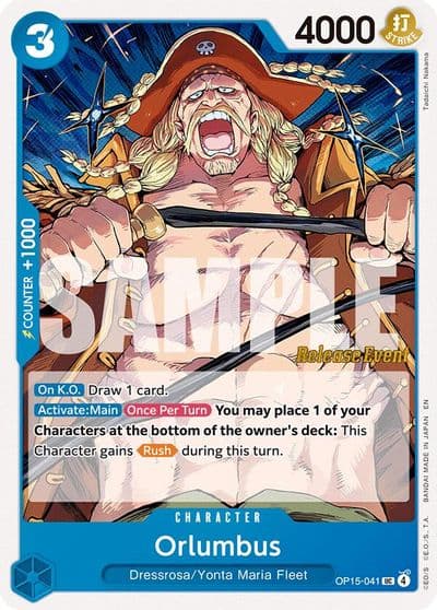 Orlumbus Adventure on Kami's Island Release Event Cards One Piece card