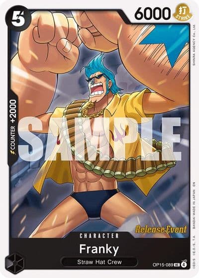 Franky Adventure on Kami's Island Release Event Cards One Piece card