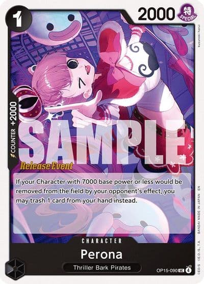 Perona Adventure on Kami's Island Release Event Cards One Piece card