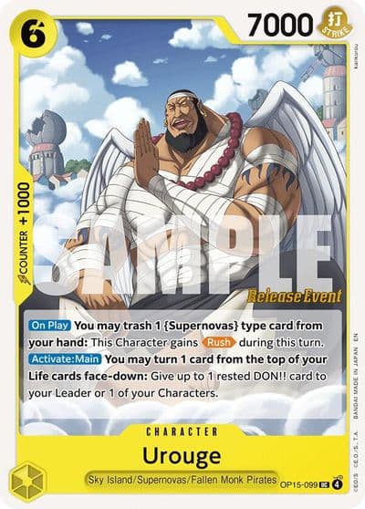 Urouge Adventure on Kami's Island Release Event Cards One Piece card