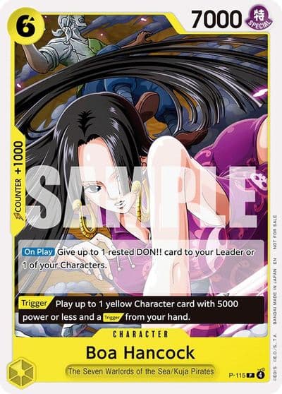 Boa Hancock OP15 Release Event One Piece Promotion Cards One Piece card