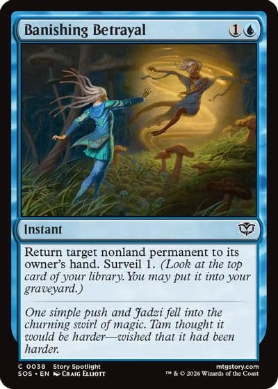 Banishing Betrayal Secrets of Strixhaven Magic card
