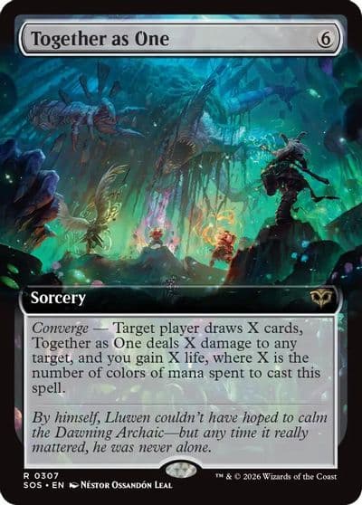 Together as One Extended Art Secrets of Strixhaven Magic card