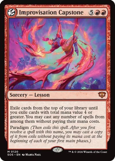 Improvisation Capstone Secrets of Strixhaven Magic card