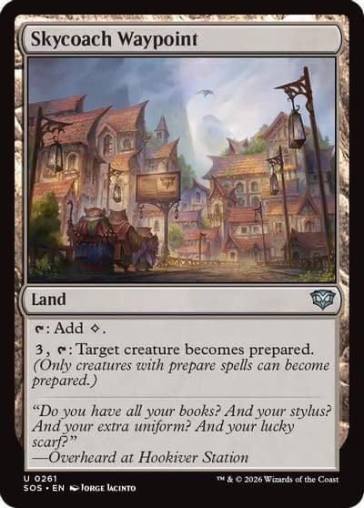 Skycoach Waypoint Secrets of Strixhaven Magic card