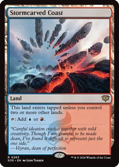 Stormcarved Coast Secrets of Strixhaven Magic card