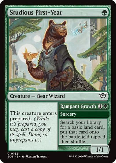 Studious First Year Secrets of Strixhaven Magic card