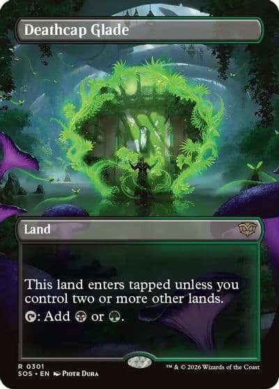 Deathcap Glade Borderless Secrets of Strixhaven Magic card
