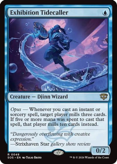 Exhibition Tidecaller Secrets of Strixhaven Magic card