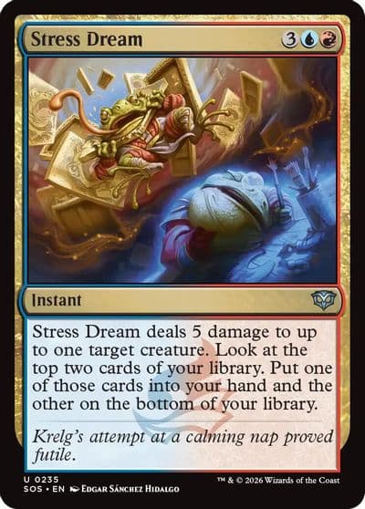 Stress Dream Secrets of Strixhaven Magic card
