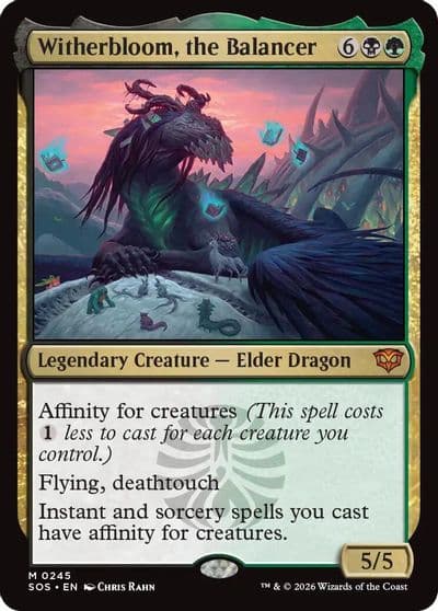 Witherbloom the Balancer Secrets of Strixhaven Magic card